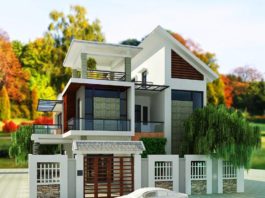 THIẾT KẾ NHÀ PHỐ ĐẸP VỚI KIẾN TRÚC LỆCH TẦNG ĐÁNG THAM KHẢO