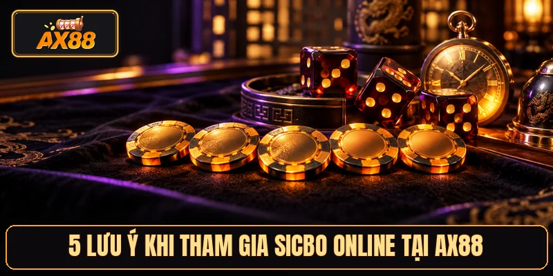 5 lưu ý khi tham gia Sicbo online tại AX88