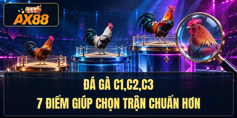 Đá Gà C1,C2,C3 - 7 Điểm Giúp Chọn Trận Chuẩn Hơn